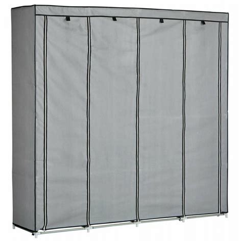 triple modular fabric wardrobe